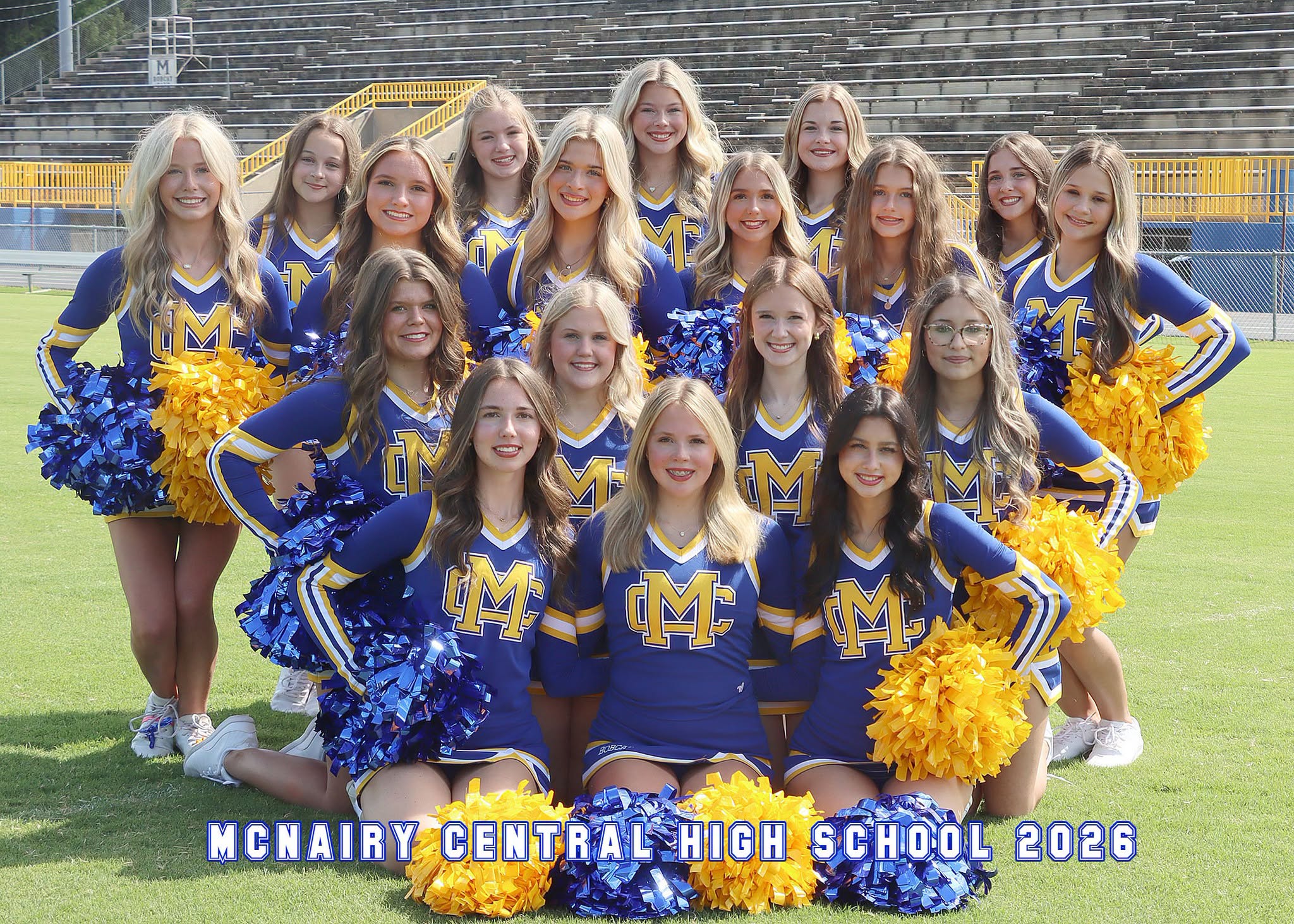 MCHS Football Cheer Store team photo